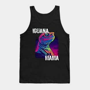 Iguana Mama Synthwave Tank Top